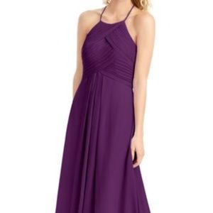 Azazie Ginger Grape Purple Bridesmaid Prom Dress